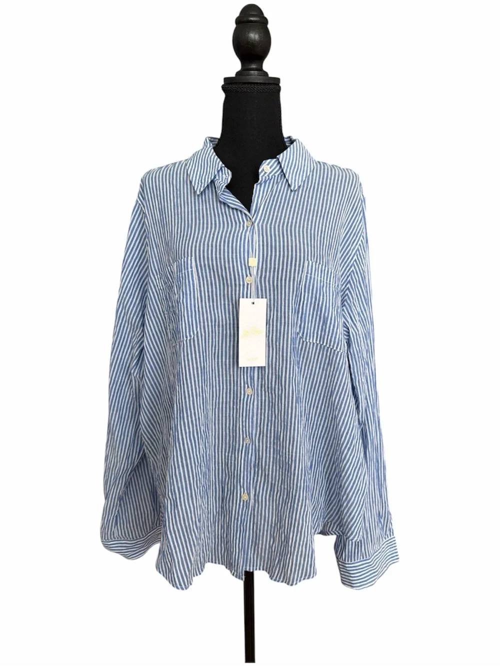Lilly Pulitzer Sea View button down shirt NWT - Picture 2 of 7
